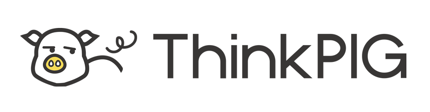 Small Logo Long Version of Think Pig Digital